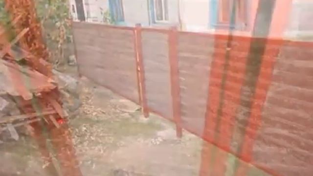 Разборный забор из металлопрофиля!