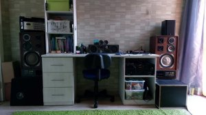 Radiotehnika S-90 с ресивером Yamaha