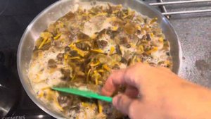 Как я жарю грибы по-норвежски! Ежевики желтые и лисички трубчатые!