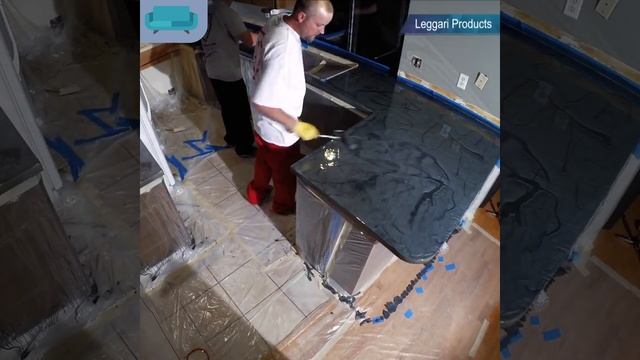 Sie beschichten eine Arbeitsplatte und das Ergebnis sieht umwerfend aus! смотреть онлайн