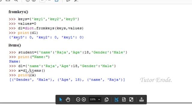 GE8151 | PYTHON DICTIONARIES | PROBLEM SOLVING AND PYTHON PROGRAMMING | PSPP | TAMIL | UNIT4