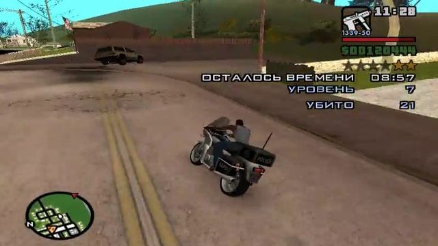 Прохождение GTA San Andreas на 100%:Дополнительная миссия(Полицейский) смотреть онлайн