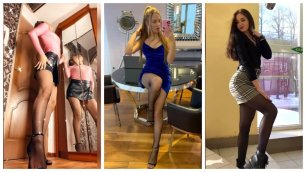 Sexy Nylon Pantyhose & Stocking Girls TikTok Collection#44.mp4