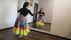 A piece of video from a balkan dance lesson -Lesson 2 - Фрагмент балканского танца .Урок -2 .