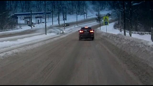 "Полет" Daewoo Matiz в Смоленске. 12 января 2019 года. смотреть онлайн