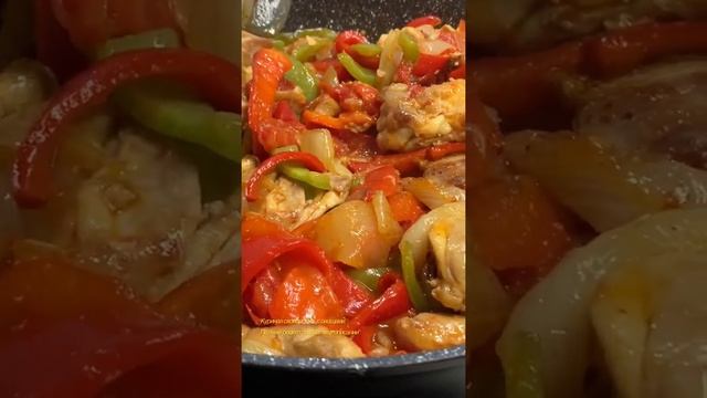 Куриная сковородка с Овощами. Как приготовить куриную сковородку рецепт. Food Time. Курица с овощам