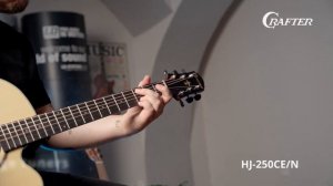 Electro Acoustic Guitar Crafter HJ-250 CE