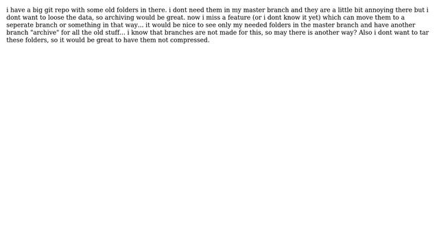git archiving old folders смотреть онлайн
