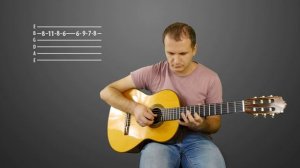 Крестный отец на гитаре + табы, простая версия