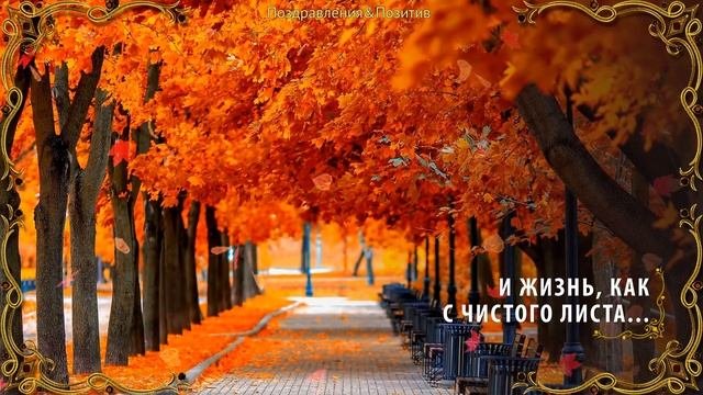 А может быть нас ОСЕНЬ учит. Маленькое стихотворение про осень. Музыка для души