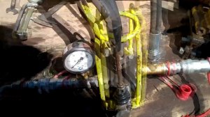 Подготавливаю самодельную МГБУ к сезону! Установил манометр и РВД для сброса давления  масла !