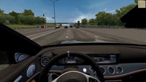 City Car Driving - Mercedes E63 AMG. Езда под музыку.