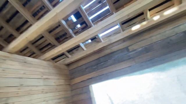 Дом из бруса ,не дорого,брус после усадки