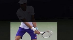 Теннис. Удар слева двумя руками. Как правильно разогнать ракетку?