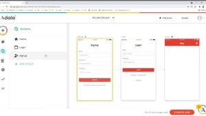 01 | Интерфейс Конструктора Adalo