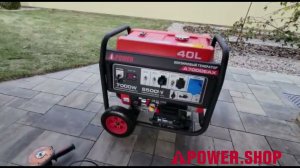 Бензиновый генератор A-iPower A7000EAX (6.5 кВт). Видео от покупателя