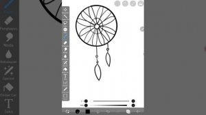 HOW TO DRAW DREAM CATCHER | IBIS PAINT X ANDROID DRAWING | EASY DRAWING TUTORIAL