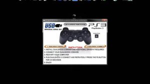 Tutorial Sony Dualshock 3 Sixaxis PC Driver Part 1  HD 720p
