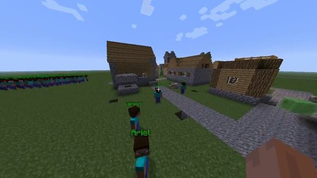 Обзор необычного и интересного мода для создавания клонов (Custom npc) (minecraft)