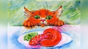 "Кискино горе"  стихи Б. Заходер, музыка Валишина Э.Ф.