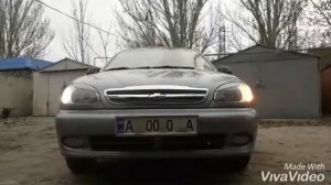 Установка Дхо в Ланос (DRL&TURN Signals) сAliExspress