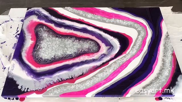 Эпоксидная смола. Срез камня ? смотреть онлайн