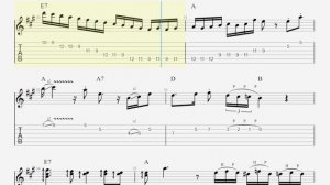 The Ventures - San Antonio Rose TAB - vintage instrumental guitar tabs (PDF + Guitar Pro)