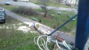 козырек на головку антенны ,,,удался хорошо.