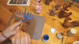 Мастер-класс/Абашевская игрушка/Роспись по глине