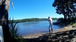 Рыбалка с ночевкой в Псковской области. Тохатсу 9.9 обкатка.