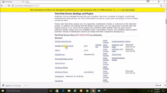 Automated Testing Bootcamp - Part 1: Robot Framework Installation