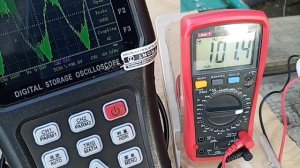 Измерение частоты осциллограф Jds6052s и мультиметр UNI-T UT890D+. Кто же из них шустрее и точнее.