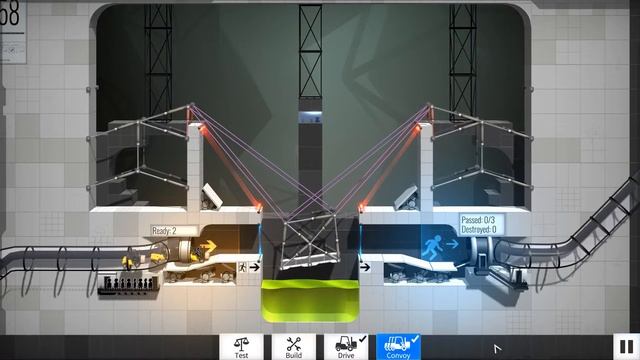 Bridge Constructor Portal Level 58 смотреть онлайн