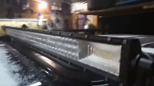 LED балка Partol 42" 594Вт на УАЗ патриот часть 1