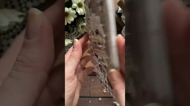 Открытка шейкер из коллекций бумаги Dreamlight studio #scrap #scrapbooking #скрап #скрапбукинг смотреть онлайн