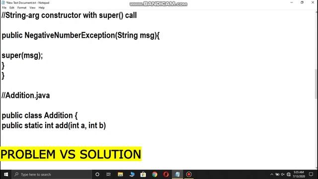 Write a Java program to throw the NegativeNumberException смотреть онлайн