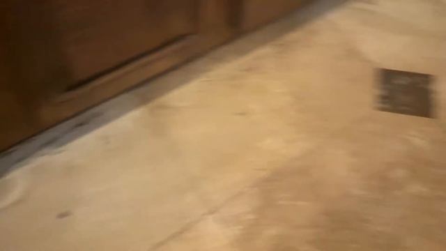 Travertine floor restoration