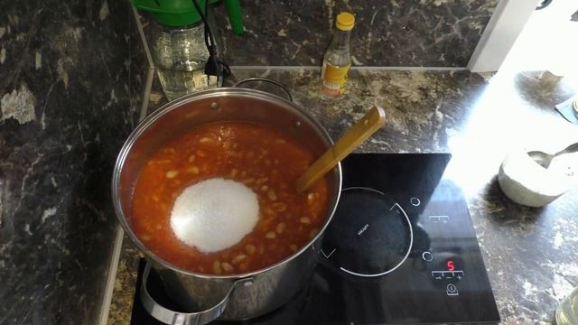 как я готовлю фасоль с овощами на зиму. Хранится при комнатной температуре