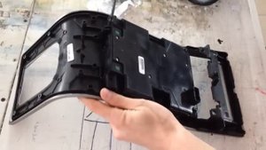 How to disassemble waterfall center console Volvo C30 S40 V50 C70 (dashboard tuning radio removal)