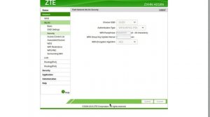 configuration routeur ZTE ZXHN H218N ( jazztel )