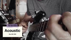 Nux MG300 Acoustic by MF