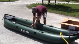 DIY Swivel Fishing Seat Module For Inflatable Kayaks and KaBoats