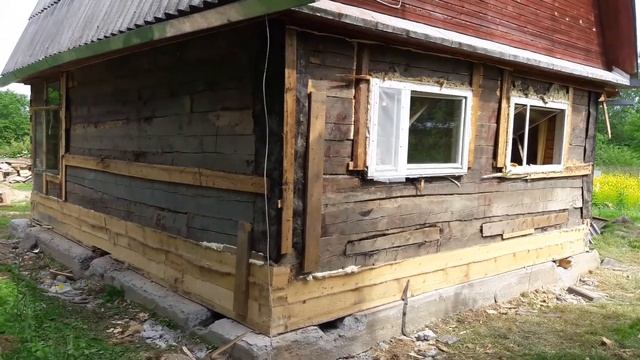 Профессиональная замена венцов дома. Меняем венцы. Приладожский. Часть 3.