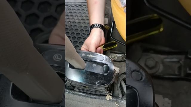 Устранение люфта кулисы АКПП на Nissan March K12 смотреть онлайн