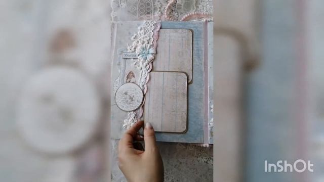 Нежный альбом для девочки /baby / scrapbooking/ скрапбукинг смотреть онлайн