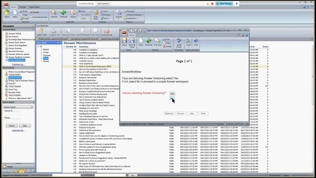 Oracle Demo   Agent Admin Knowledgebase