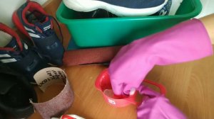 Смесь очистит  любую белую обувь! как очистить белую подошву