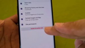 How to clear history for Firefox Browser App Samsung Android phone