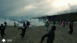 Беспорядки в лагере для беженцев во французском Кале