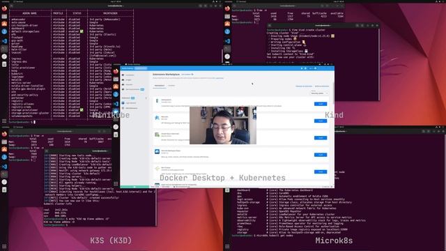 Docker Desktop vs. Minikube vs. Kind vs. K3S vs. Microk8s para desarrolladores смотреть онлайн